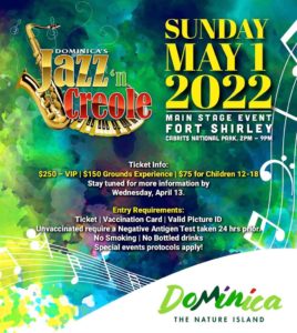 DOMINICA'S JAZZ 'n CREOLE @ Fort Shirley, Cabrits National Park