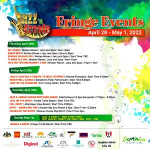DOMINICA'S JAZZ 'n CREOLE FRINGE EVENTS