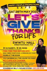 LET'S GIVE THANKS FOR LIFE @ SWWTU Hall