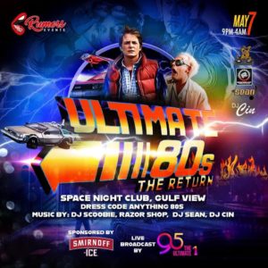 ULTIMATE 80s THE RETURN @ Space Nightclub
