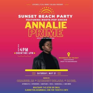 SUNSET BEACH PARTY feat. ANNALIE PRIME @ Rockback On The Bay