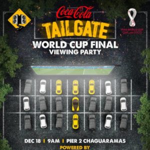 COCA-COLA TAILGATE WORLD CUP FINAL VIEWING PARTY @ Pier 2 Chaguaramas