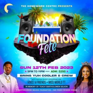 FOUNDATION FETE @ Venue to be Announced Soon