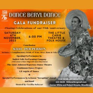 DANCE BERYLN DANCE @ The Little Carib Theatre and Folk House